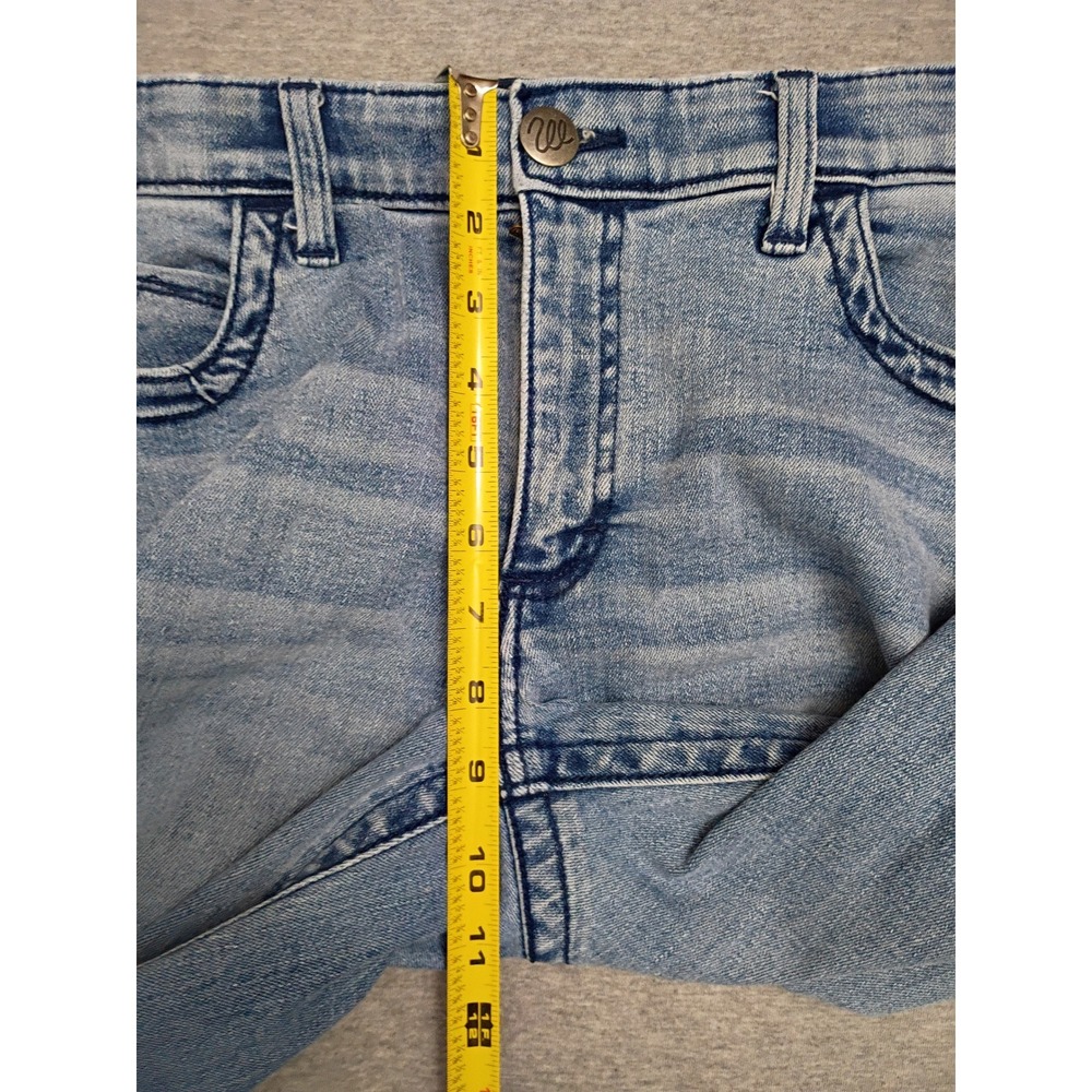 Wrangler Willow Ultimate Riding Jeans Light Wash Bootcut Denim WRW60AD 29x34 - Picture 6 of 8